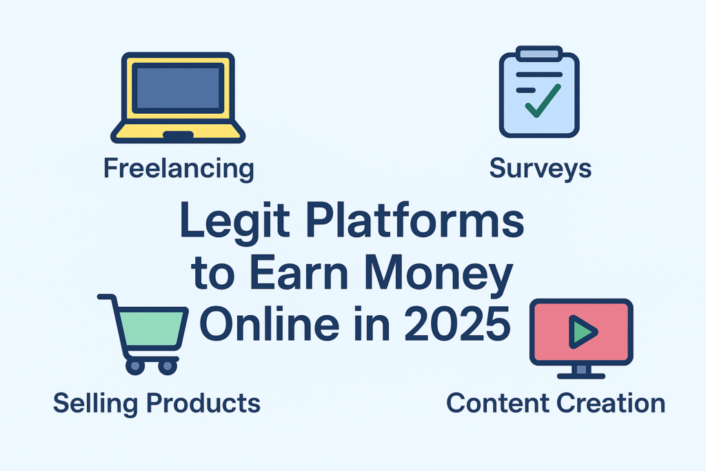 Legit Platforms to Earn Money Online