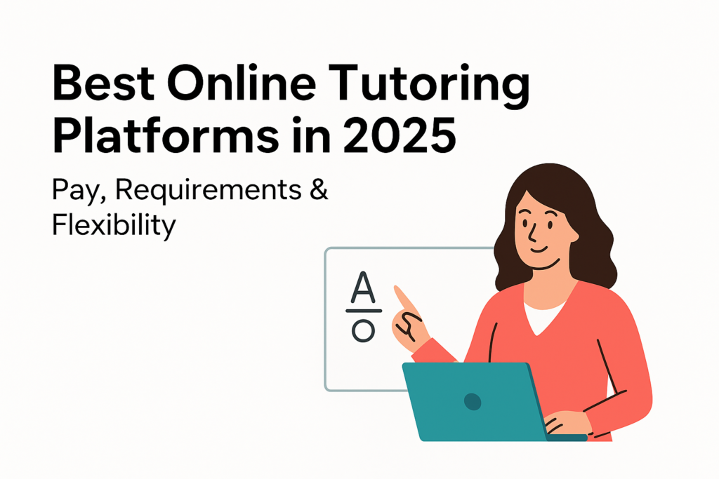 Online tutoring jobs for earning money